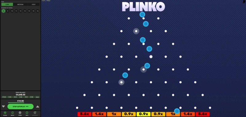 plinko casino game